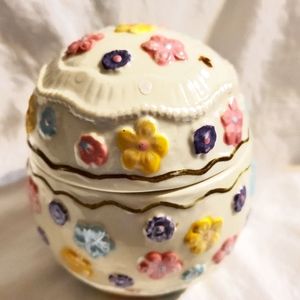 Ceramic Spring Trinket Candy Jewerly Jar